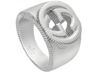 Anello Gucci Donna Interlocking in Argento YBC479229001023-23 - YBC479229001023-23